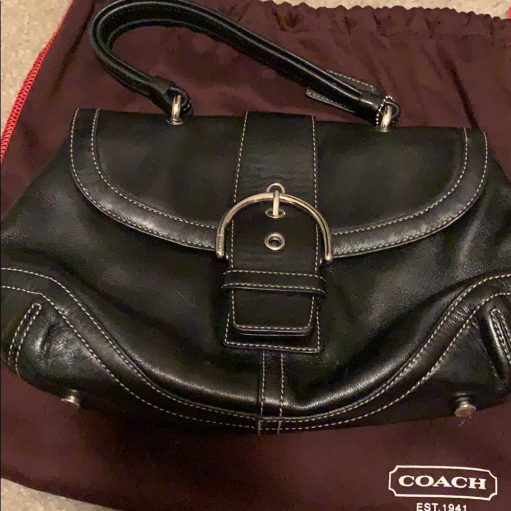 Vintage Coach Leather top handle bag